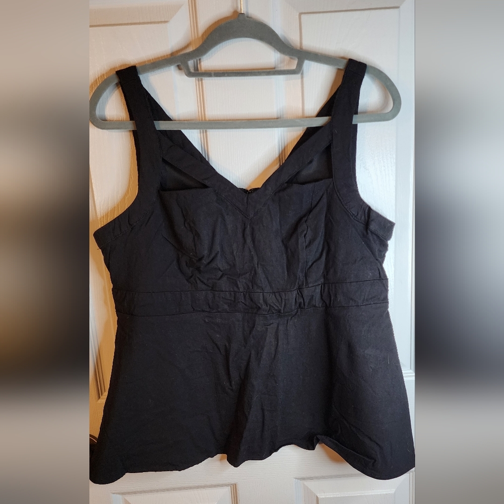 Torrid Black Sleeveless Tank Top